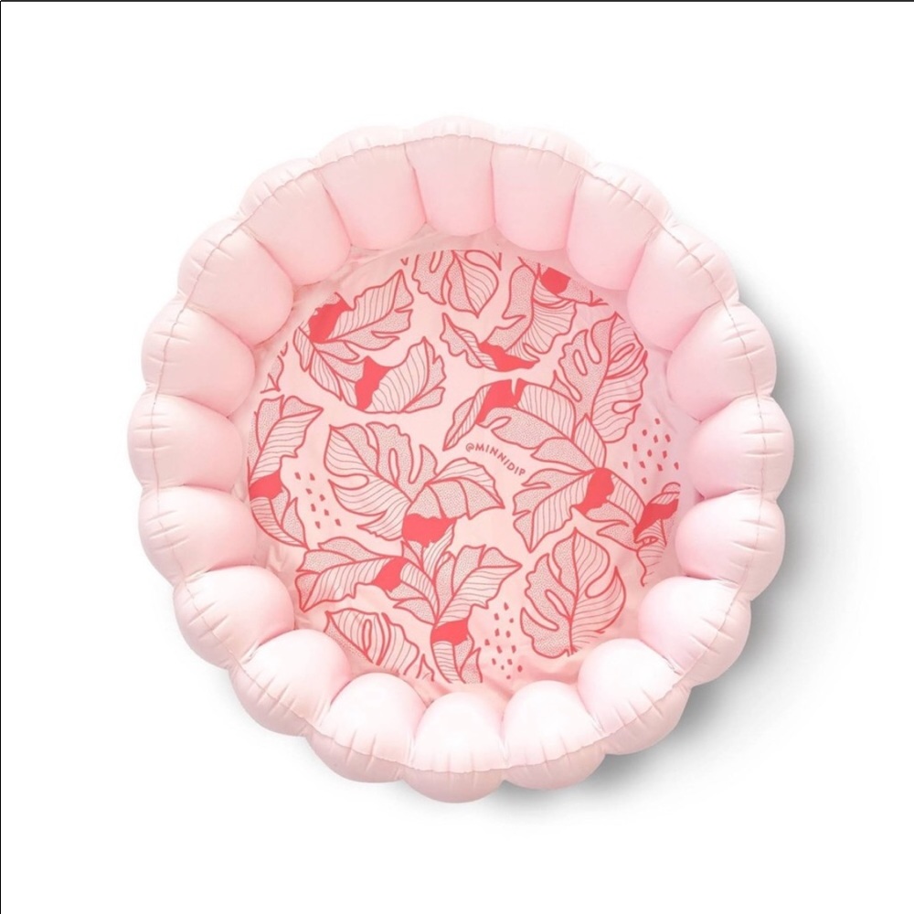 LAST ONE!! MinniDip Blushing Palms Inflatable Pool - Picture 5 of 7